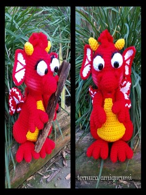 Dragon crochet pattern - ebook